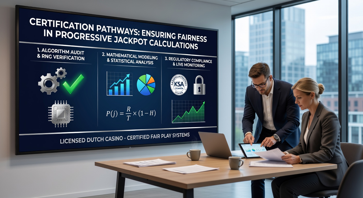 Weergave van auditprocedures voor progressieve jackpots