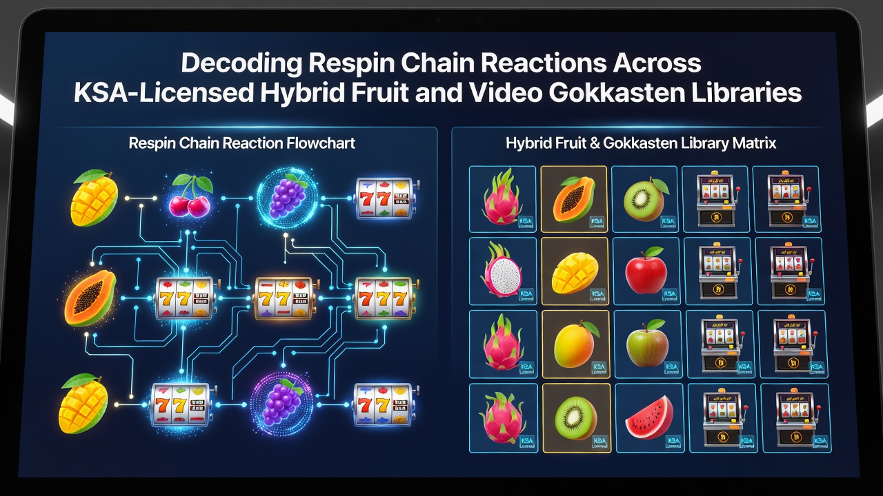 Diagram van respin ketenreacties met multipliers en symbolen in video gokkasten