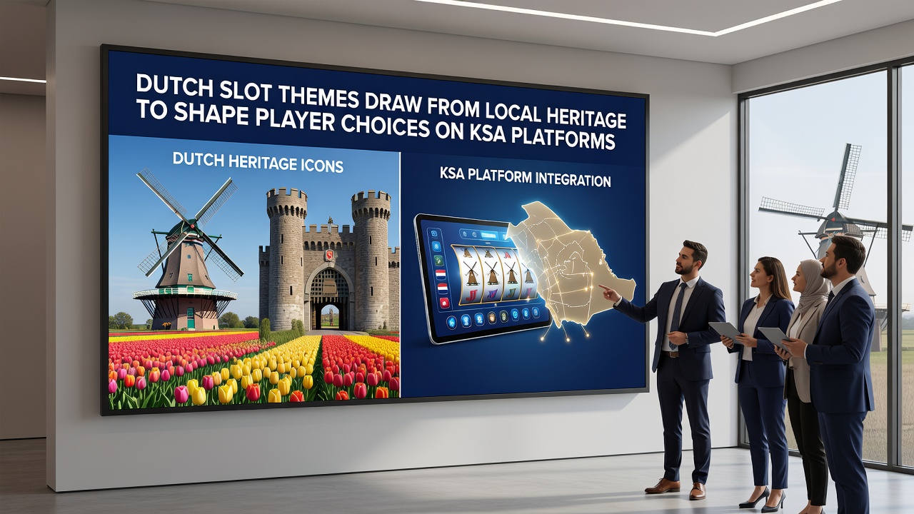 Grachten en historische markten verwerkt in Nederlandse gokkast graphics