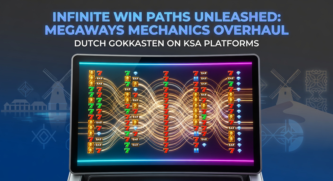 Dynamische Megaways rollen met exploderende symboolaantallen op een Nederlands KSA-platform, symboliserend oneindige winmogelijkheden