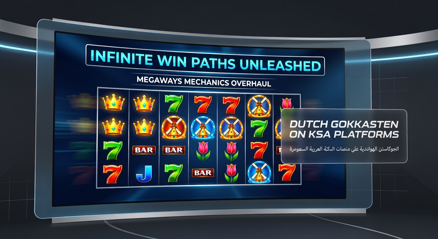 Explosieve Megaways bonusronde met oplopende multipliers en vallende symbolen op een Nederlands online casino scherm, illustrerend de overhaul in actie