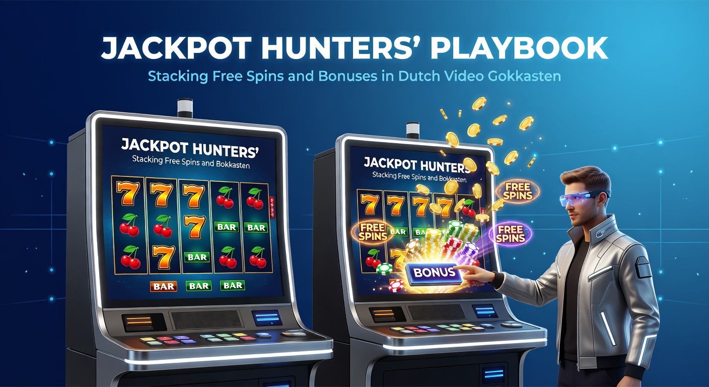 Schermafbeelding van een Nederlandse video gokkast met draaiende rollen vol free spins en bonus symbolen die jackpots beloven