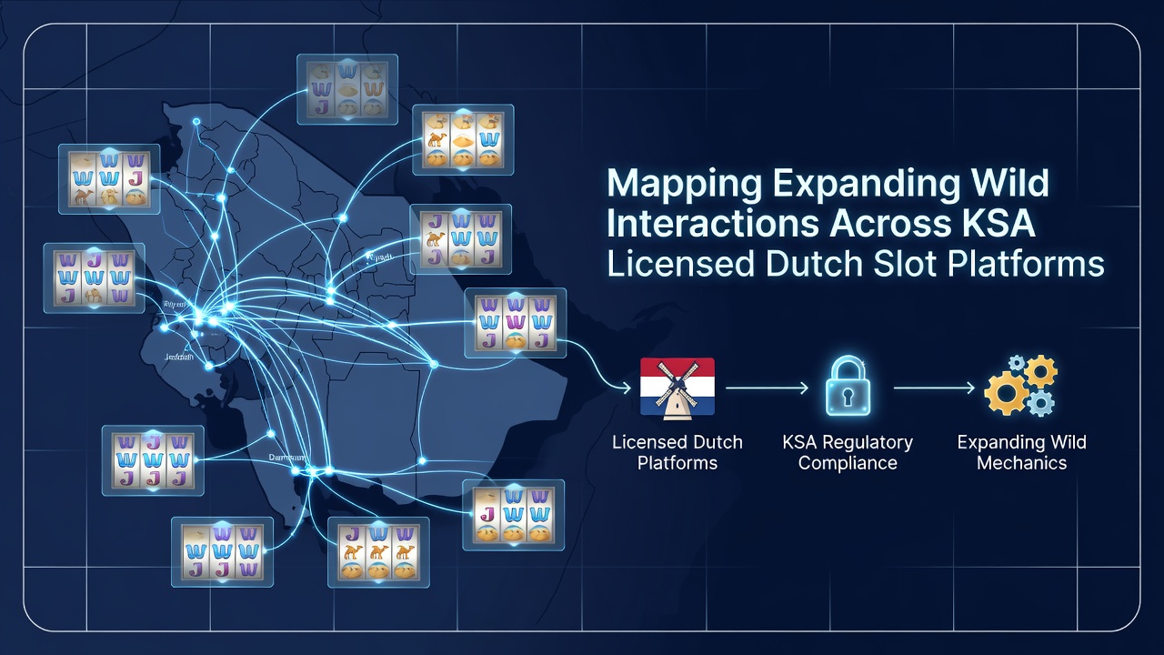 Diagram van interacties tussen uitbreidende wilds en bonus features op slot platforms