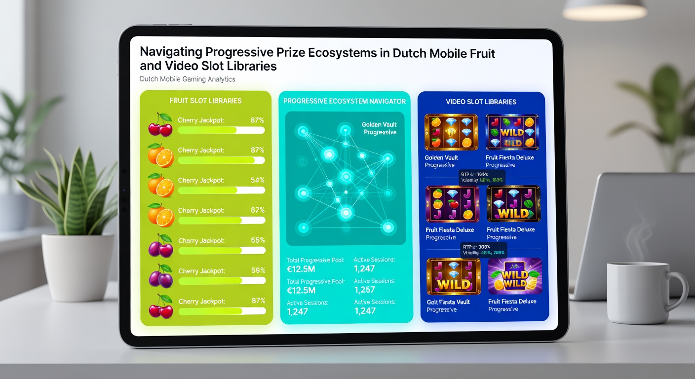 Progressieve jackpot meters en mobiele interface voor Nederlandse fruit- en videoslot spelers