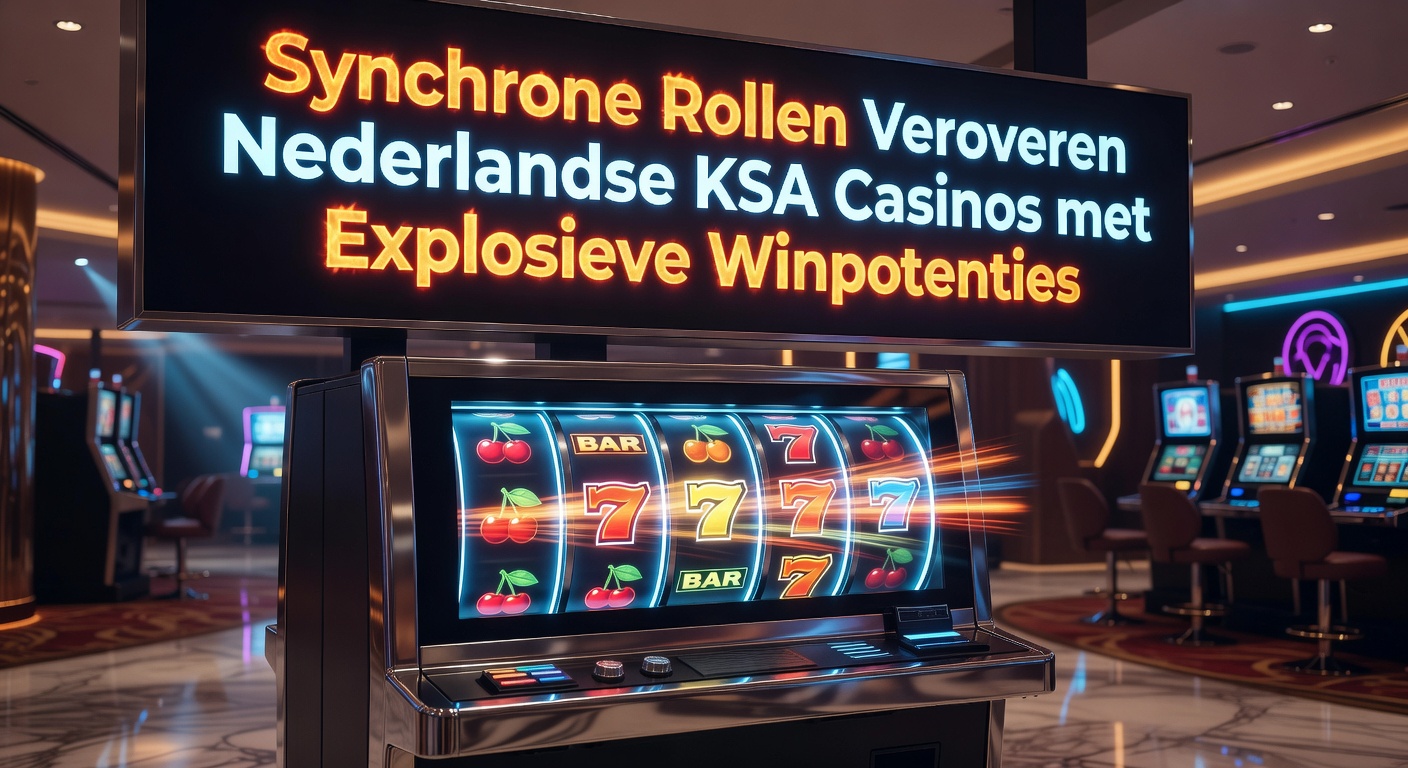 Dynamische weergave van synchrone rollen in actie op een Nederlands KSA-casino platform, met aligned symbolen die leiden tot grote winsten