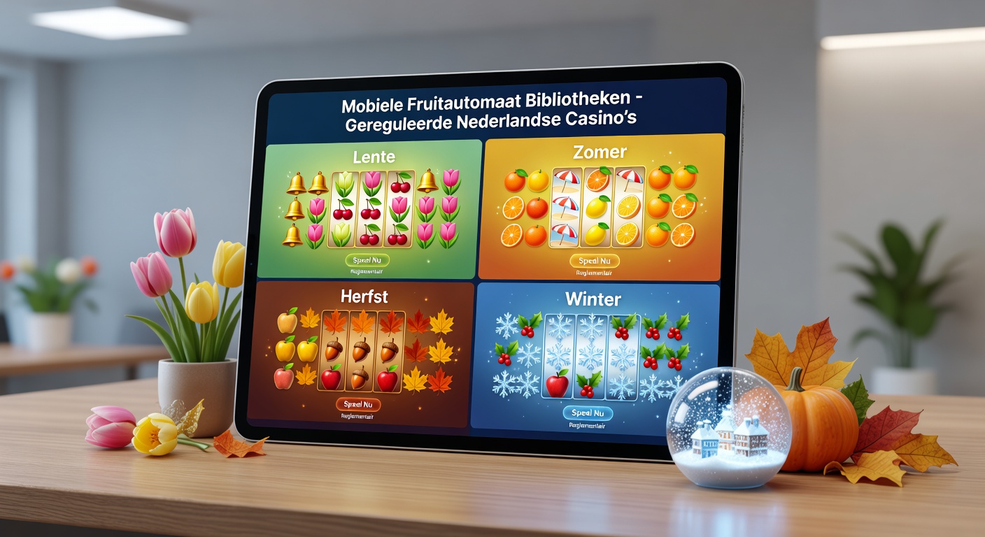Mobiele fruitmachines met seizoensgebonden symbolen en clusters op Nederlandse casino platforms