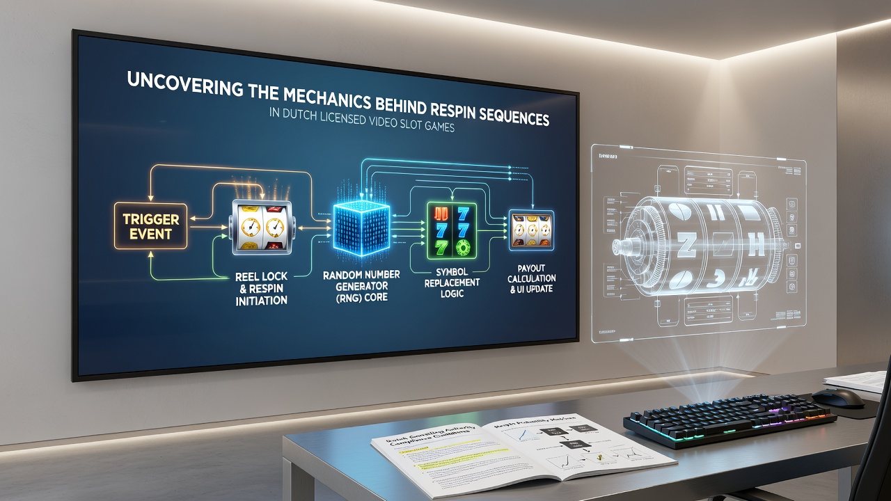 Technische weergave van respin sequenties met rollen en triggers in Nederlandse vergunde slots